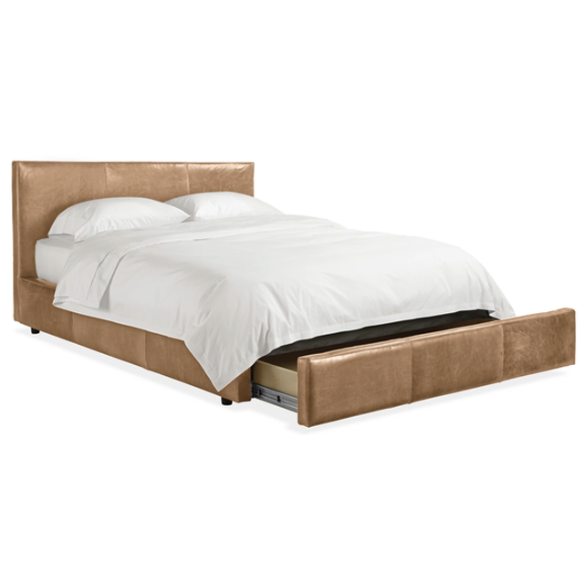 Leather Storage Bed 1