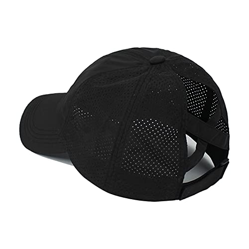 Womens Criss Cross Ponytail Baseball Cap 2