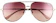 Quay Australia High Key Oversize Aviator Sunglasses 1