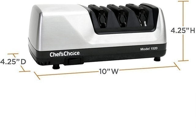 Electric Knife Sharpener for 15 and 20-Degree Knives  3