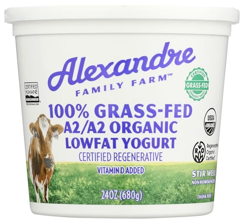 100% Grass-fed Lowfat Yogurt, A2/A2, Organic, Regenerative 1