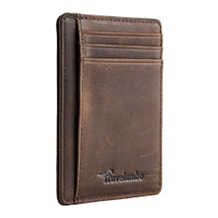 Front Pocket Minimalist Leather Slim Wallet RFID Blocking