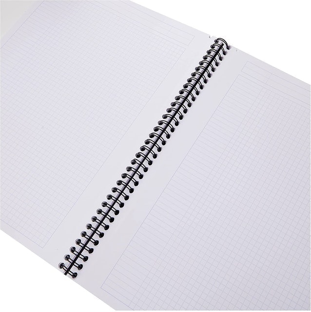 Rhodia Wirebound Notebook Black Grid, Satin 3