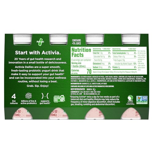 Strawberry Dailies Probiotic Drink 2