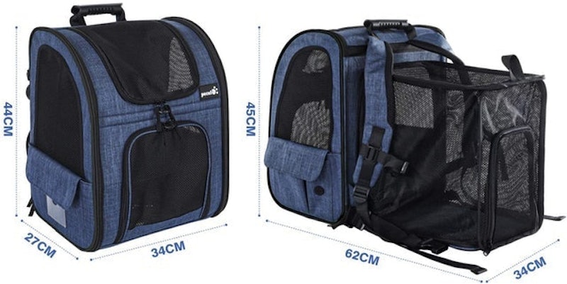Expandable Pet Backpack Bag 2