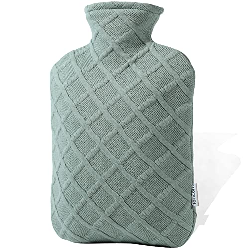 Hot Water Bottle with Cover 1