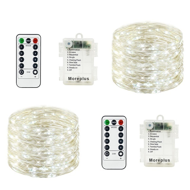 2 Pack Battery-operated Fairy String Lights 1