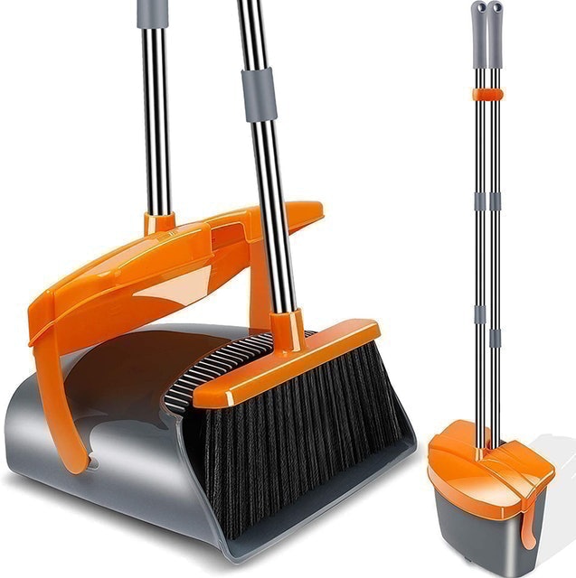 Broom and Dustpan Set with Lid 1