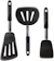 Di Oro Chef Series 3-Piece Silicone Turner Spatula Set 1