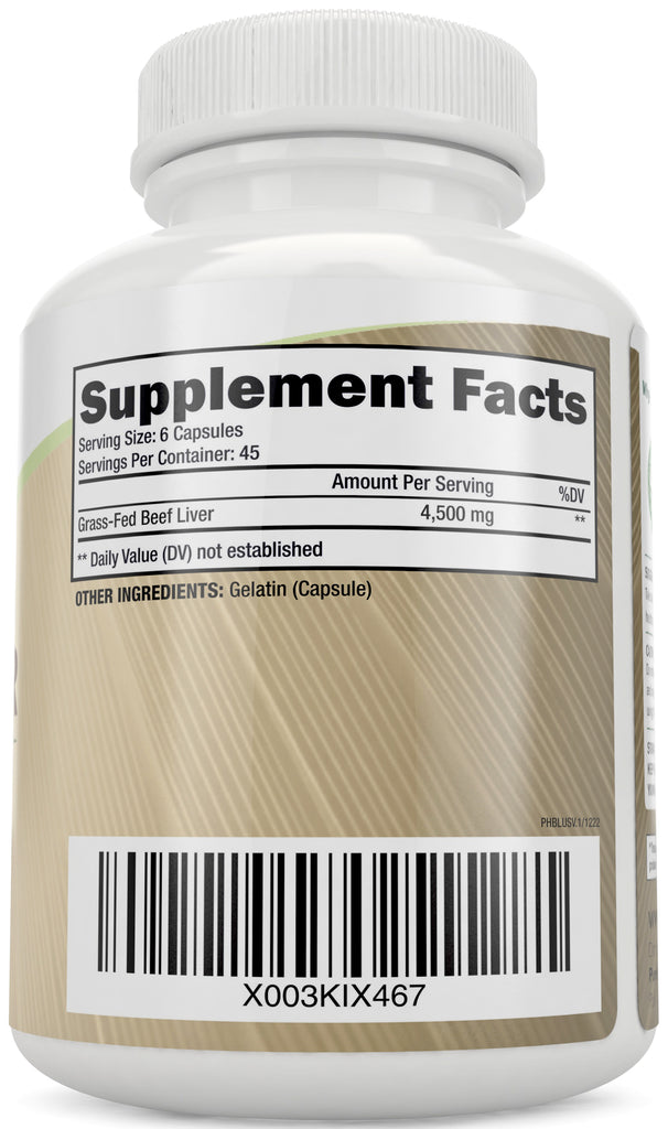 Grass Fed Beef Liver Capsules 3
