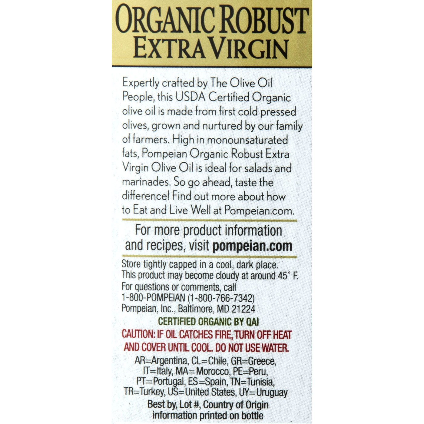 Organic Robust Extra Virgin Olive Oil 4