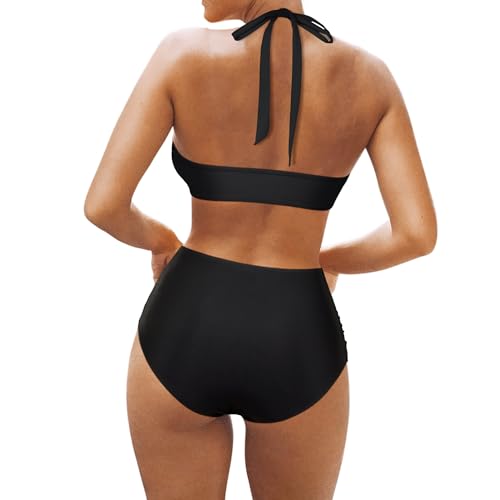 Women Mesh High Waisted Bikini Set 2