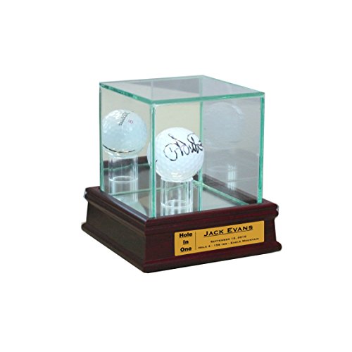 Golf Ball Hole-in-One Display Case with 1 1/2"" Sport Moulding 1