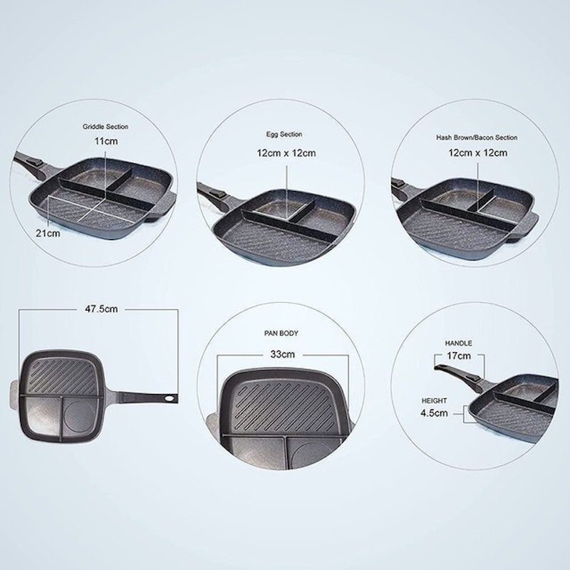 Nonstick Copper Grill Pan 2