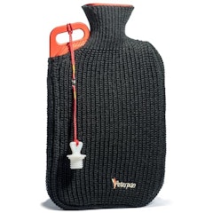 Rubber Hot Water Bottle with Knitted Cover