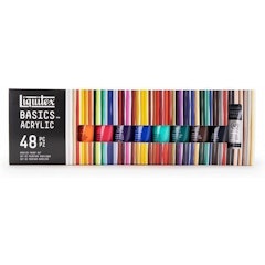 Basics 48 Tube Acrylic Paint Set