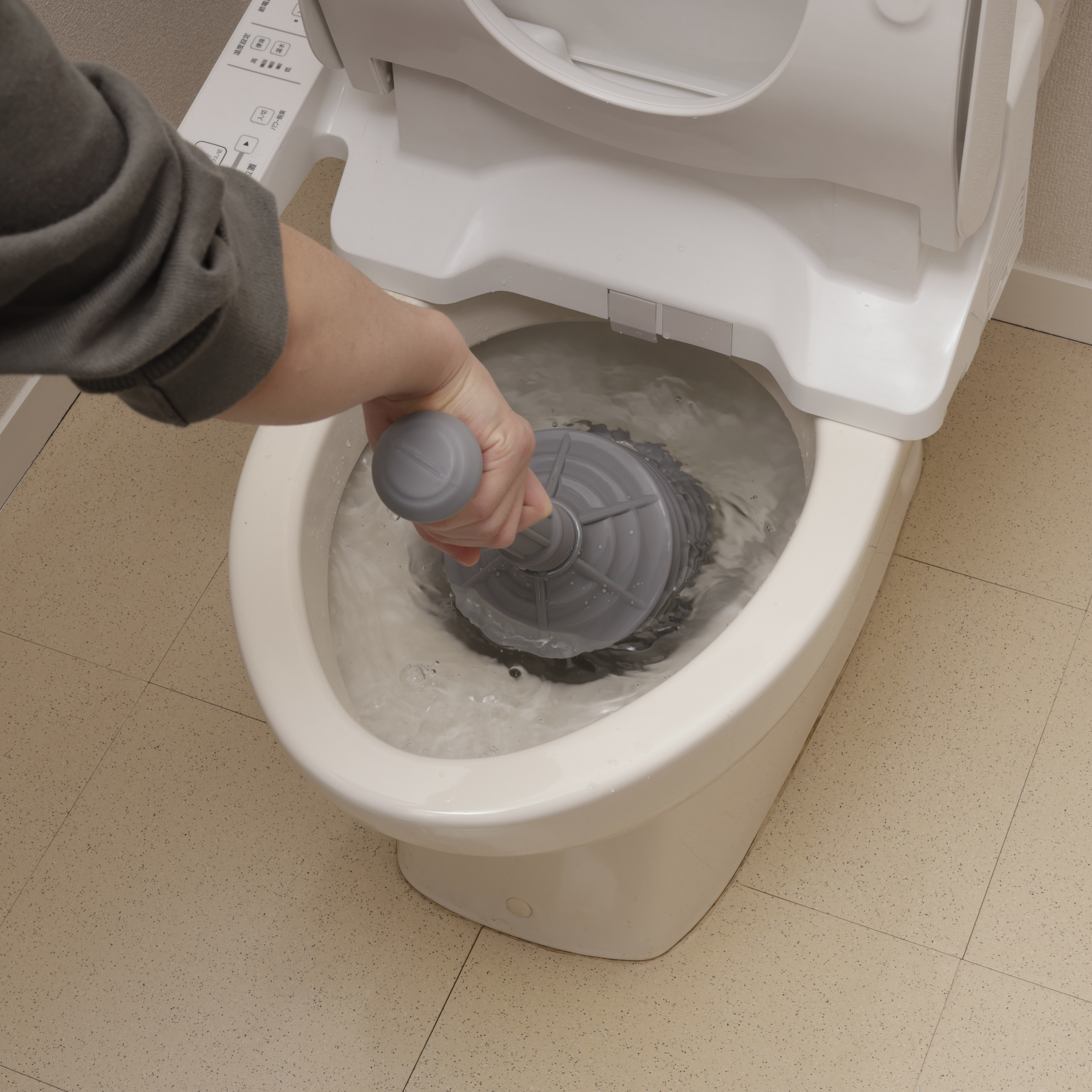Professional Bellows Accordion Toilet Plunger 4