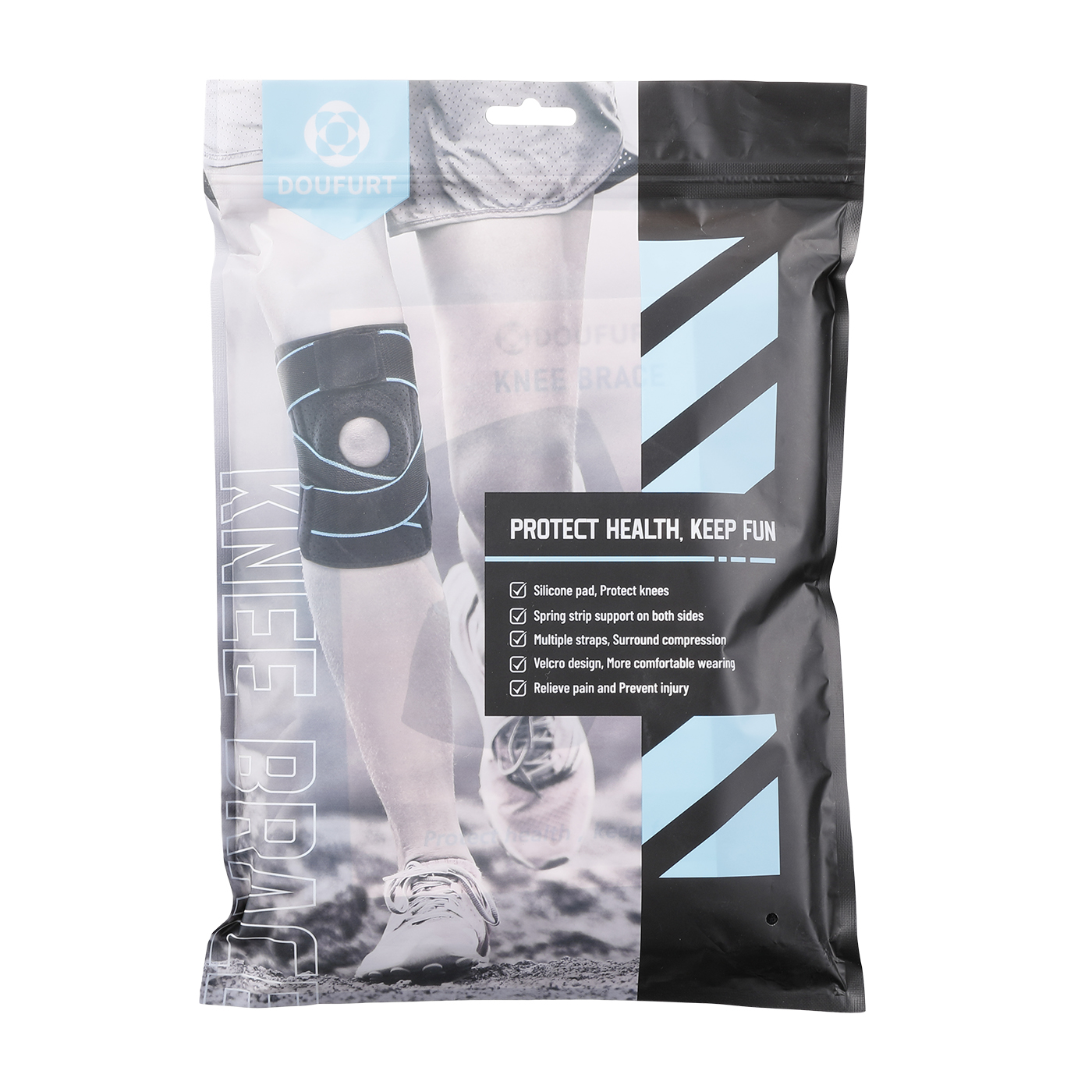 Knee Brace with Side Stabilizers 3