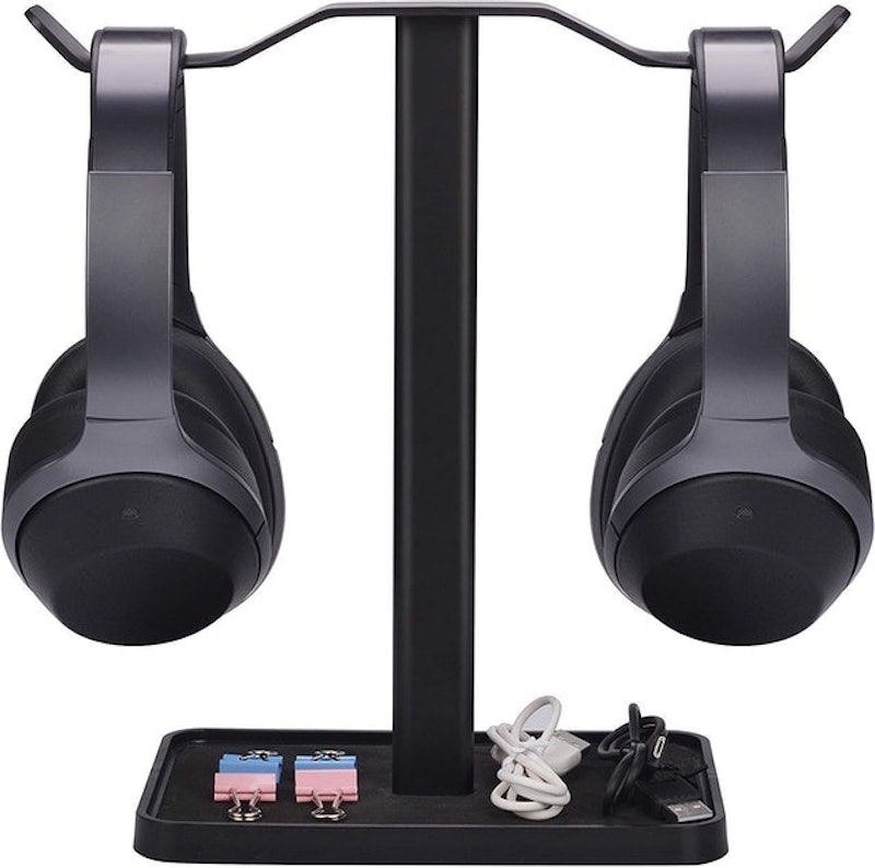 Dual Headphones Stand for Desk 1