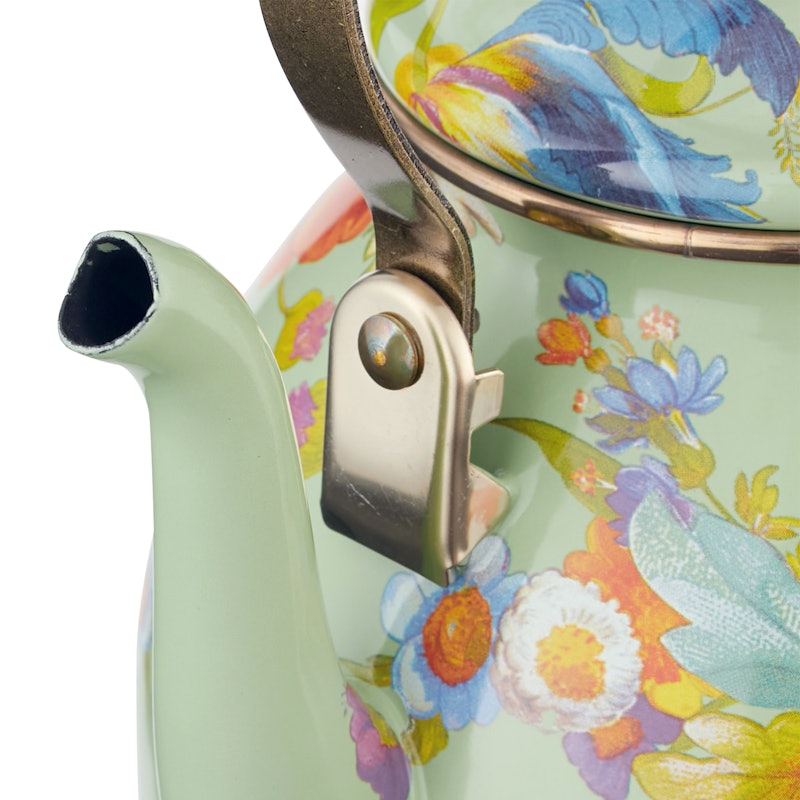 Enameled tea kettle 2