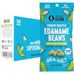 Crunchy Roasted Edamame Beans (Sea Salt)