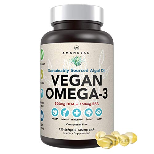 Vegan Omega-3 (DHA + EPA) 500mg Capsules 1