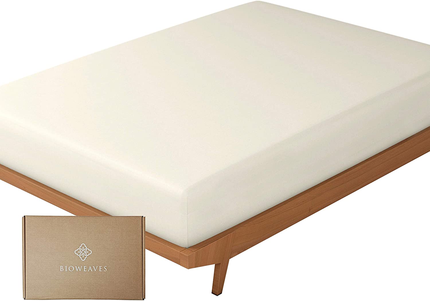 100% Organic Cotton Fitted Sheet  1