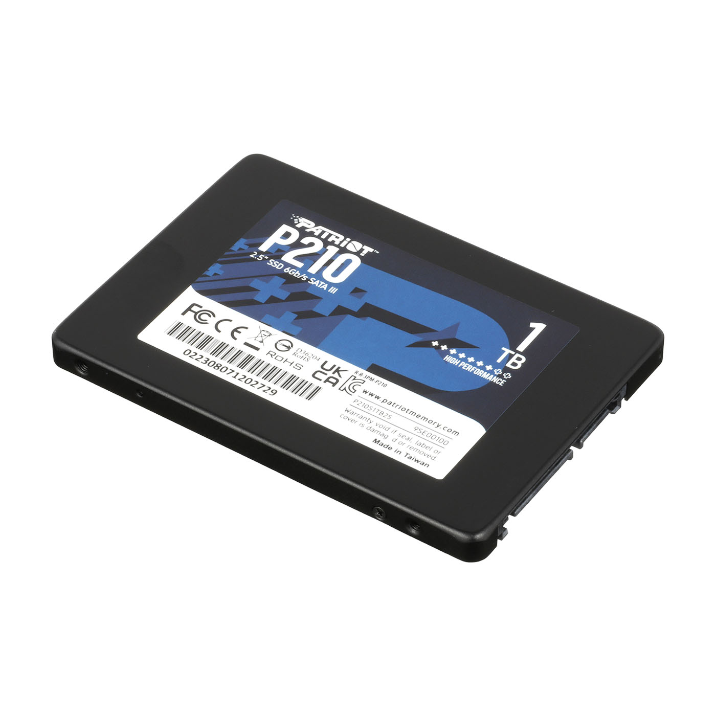 Patriot P210 1TB Internal SSD - SATA 3 2.5" - Solid State Drive 1