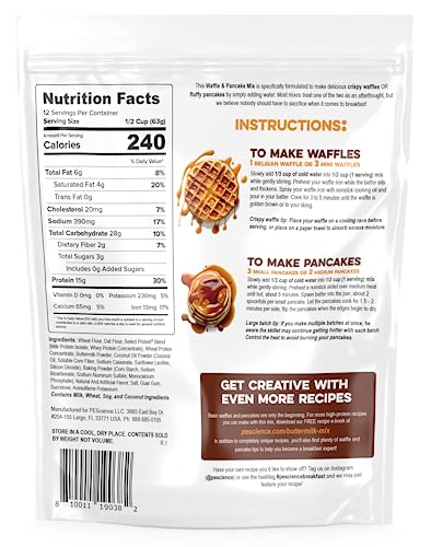 Buttermilk Protein Pancake & Waffle Mix 2