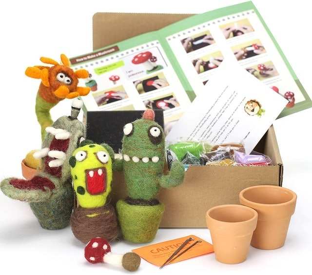 Needle Felting Cactus Kit 1
