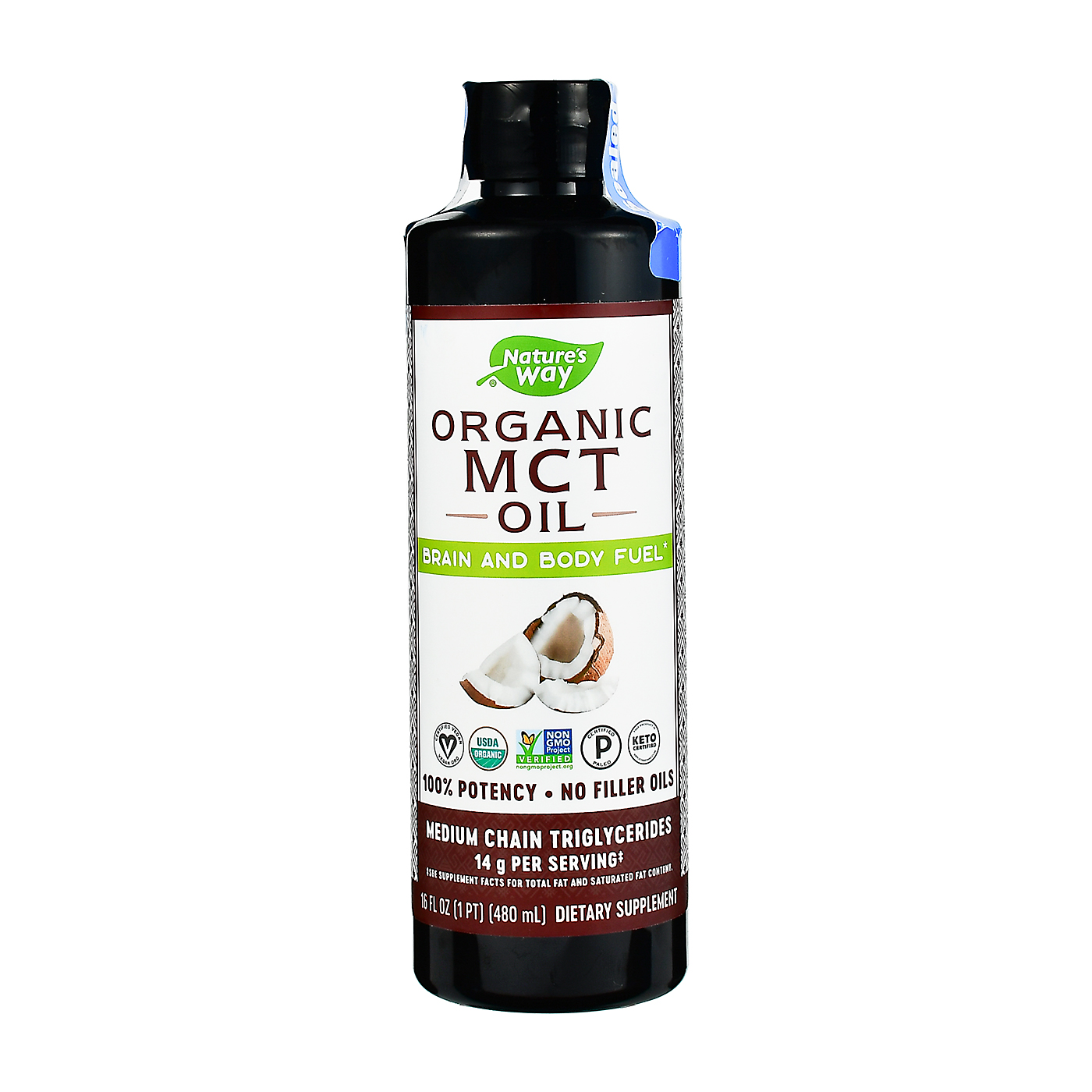 100% Potency Organic MCT Oil 1