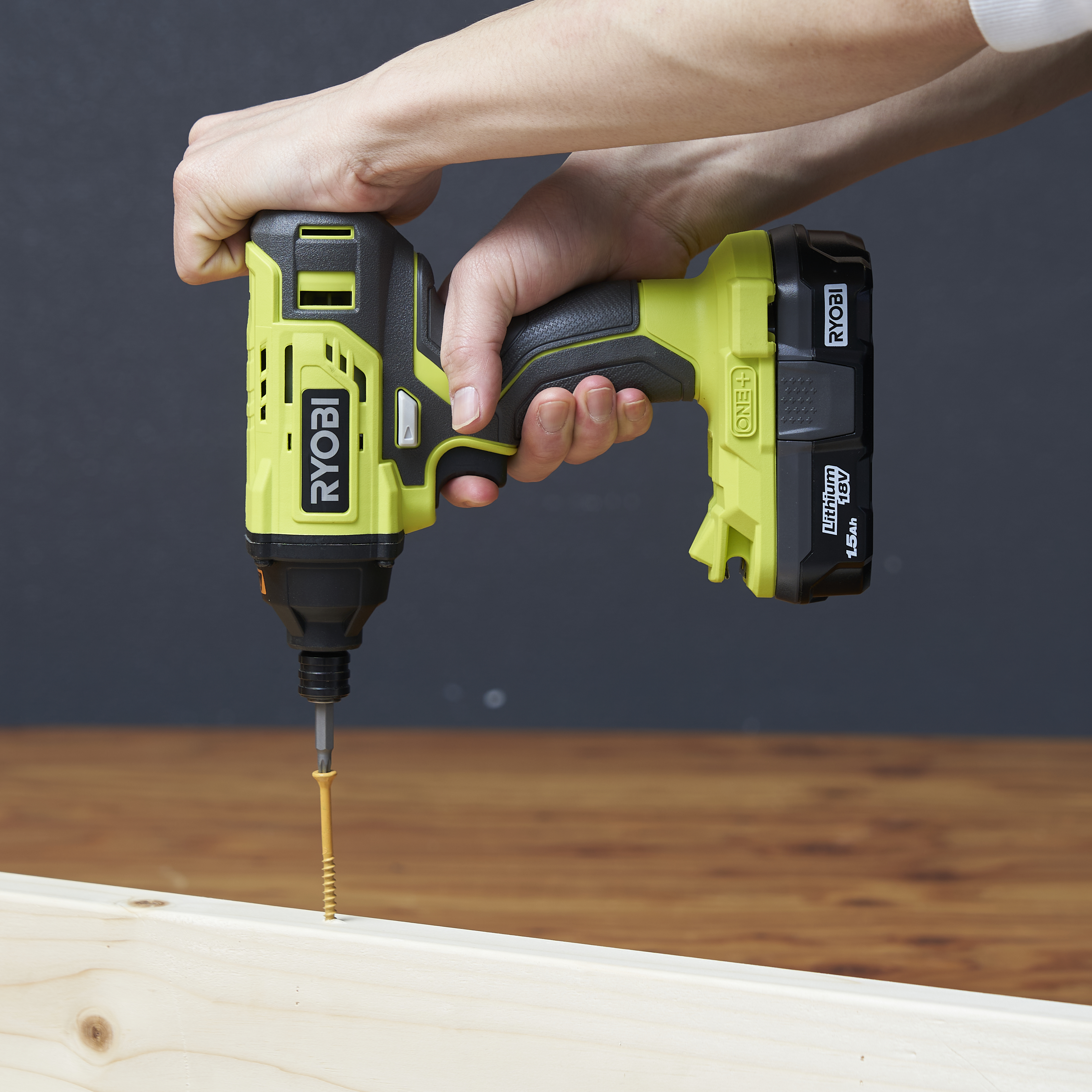 ONE+ 18V Cordless 1/4 in. Impact Driver Kit with 1.5 Ah Battery and Charger 6
