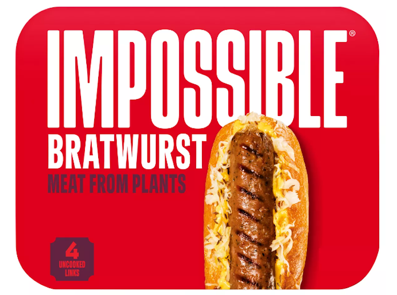 Impossible™ Spicy Sausage Links Bratwurst 1