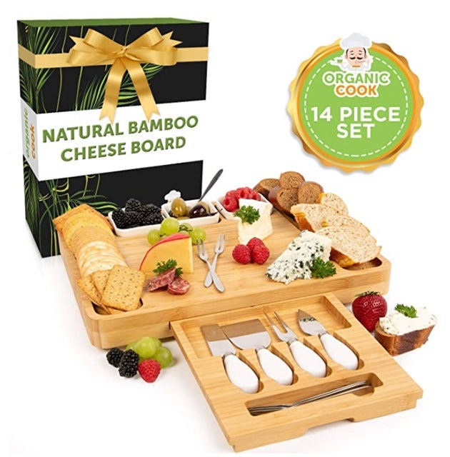 Bamboo Cheese Board Set 1