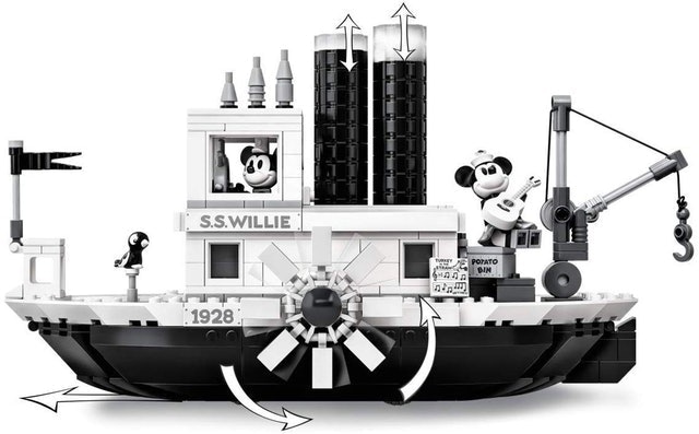 Ideas Disney Steamboat Willie Building Kit 2