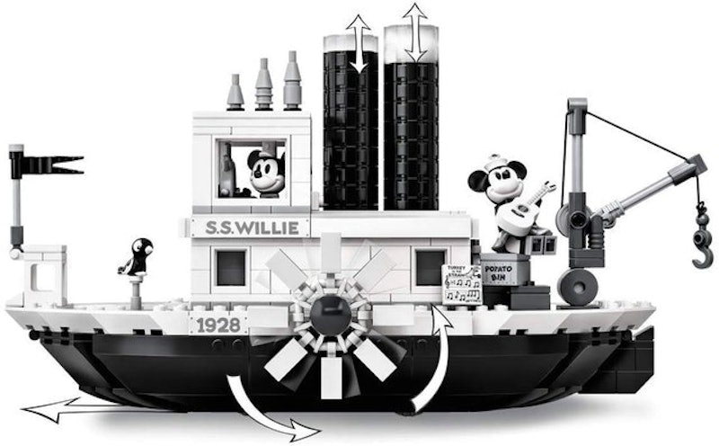 Ideas Disney Steamboat Willie Building Kit 2