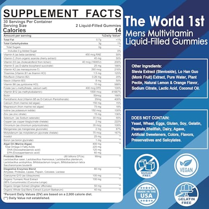 Mens Multivitamins Gummies 2
