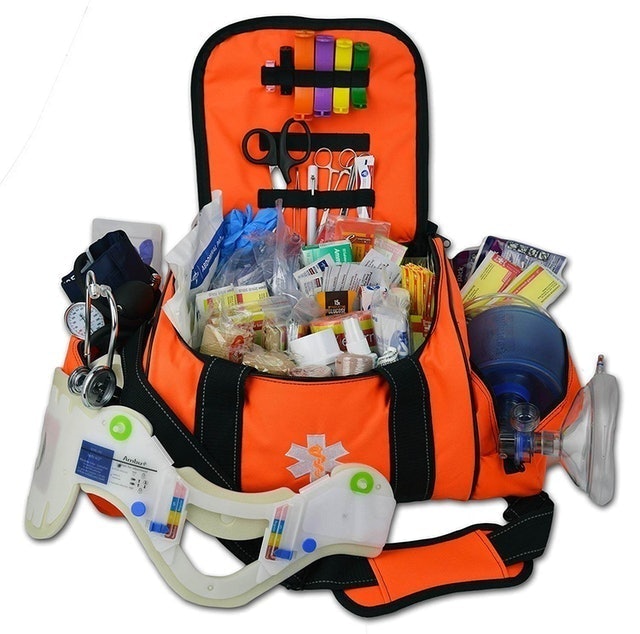 Deluxe Stocked Large EMT First Aid Trauma Bag  1