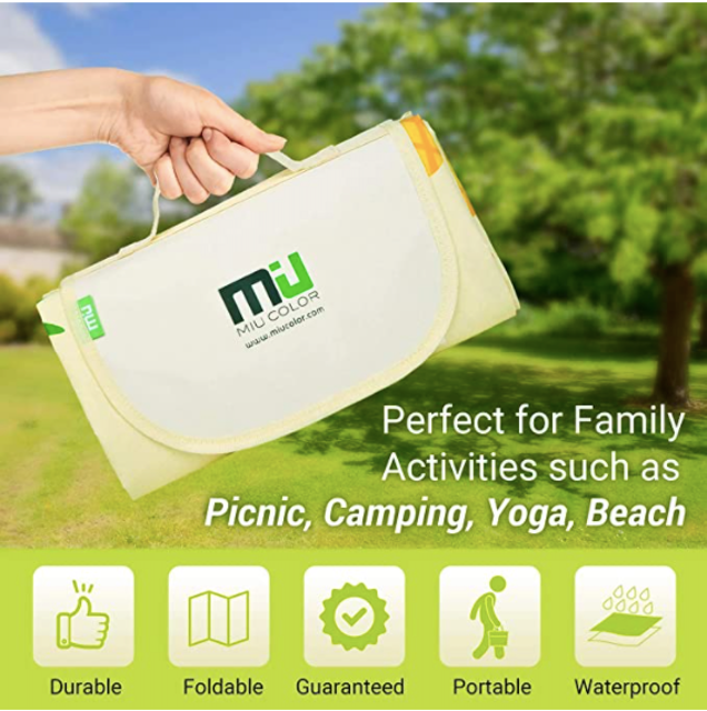 Large Waterproof Outdoor Picnic Blanket 2