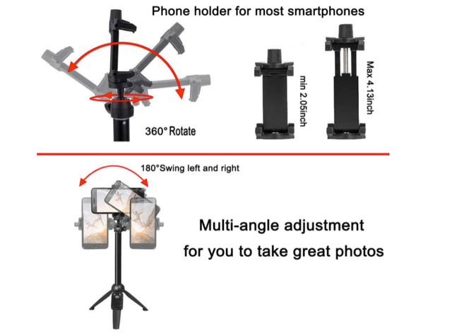 Extendable Selfie Stick Tripod 3