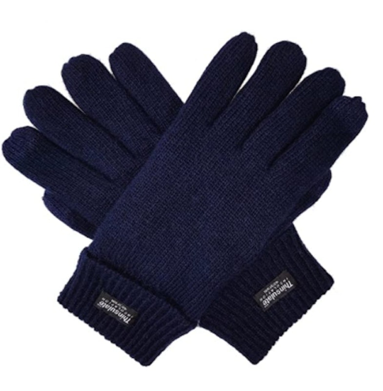 Pure Wool Knitted Gloves with Thinsulate Lining 1