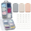 Travel Pill Organizer Box
