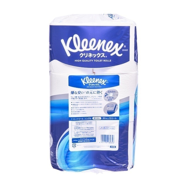 Kleenex 60m Single-Ply 12 Rolls 2