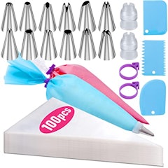 Piping Bags and Tips Set