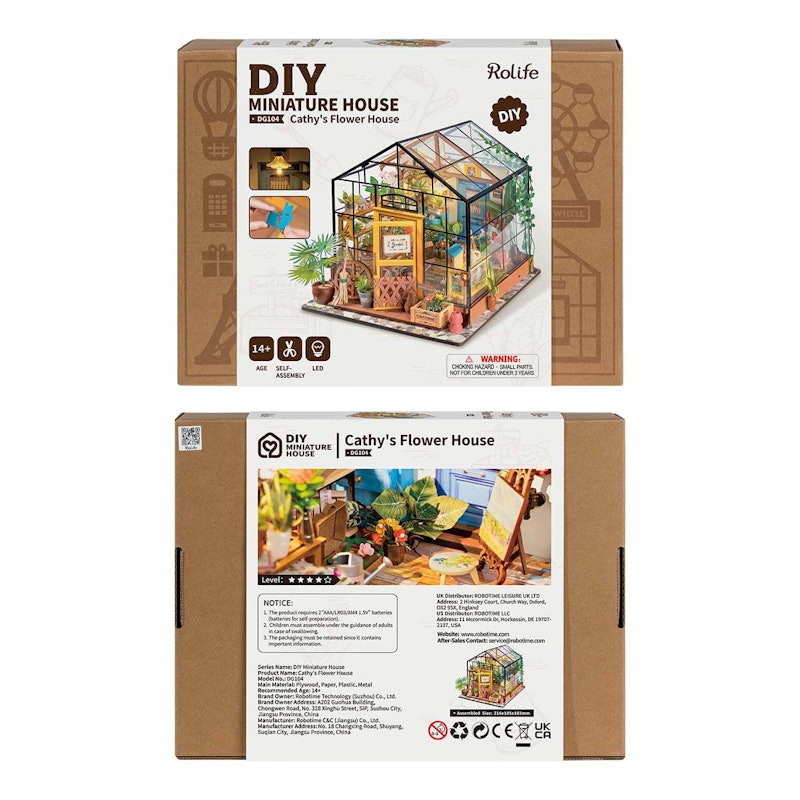 DIY Miniature House - Cathy’s Flower House 2