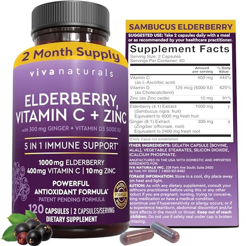 10 Best Elderberry Supplements  (Nature's Way, Airborne, and More) 3
