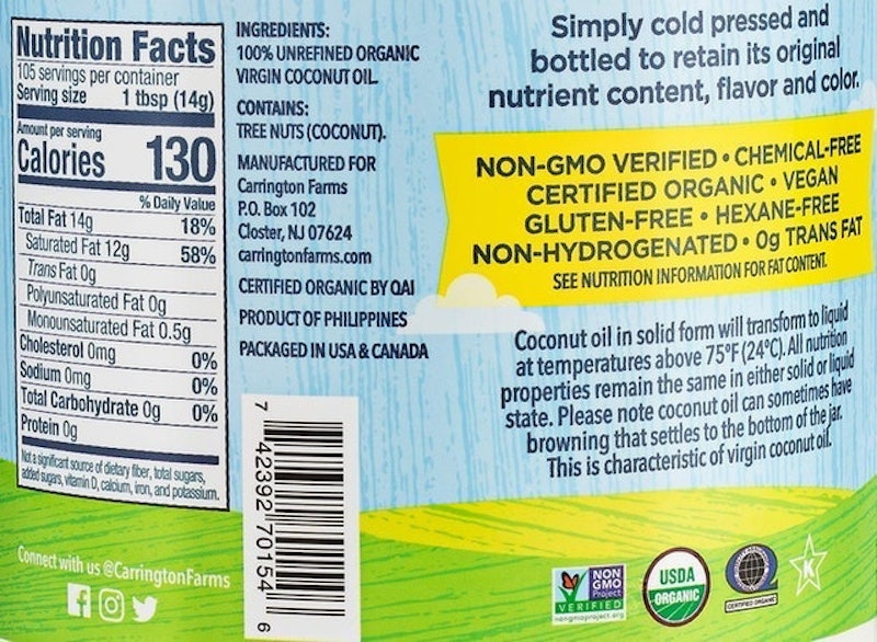 Virgin Organic Coconut Oil 2