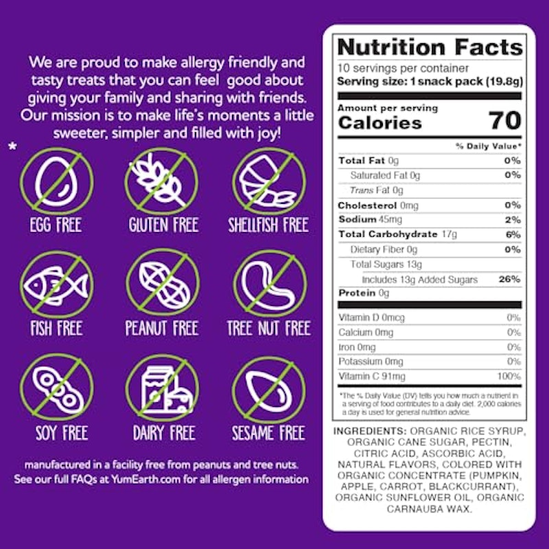 Organic Fruit Snacks 2