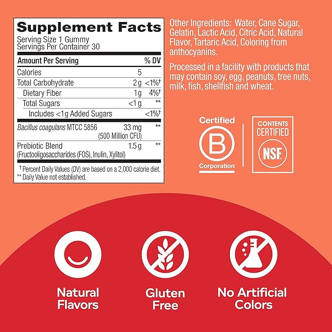 Olly Probiotic + Prebiotic Gummy 2