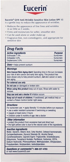Q10 Anti-Wrinkle Face Lotion SPF 15 Sunscreen 2
